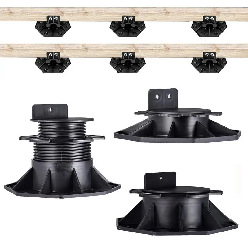 

Adjustable Stilt Bearings Plate Bearing For Patio Boards Height-adjustable Feet For All Substructures Made Of WPC Wood And