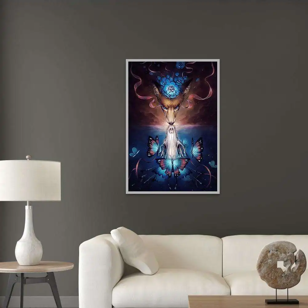 

2717-458.6 painting moon night scene filling suitable for adults hand-painted suit handicraft design