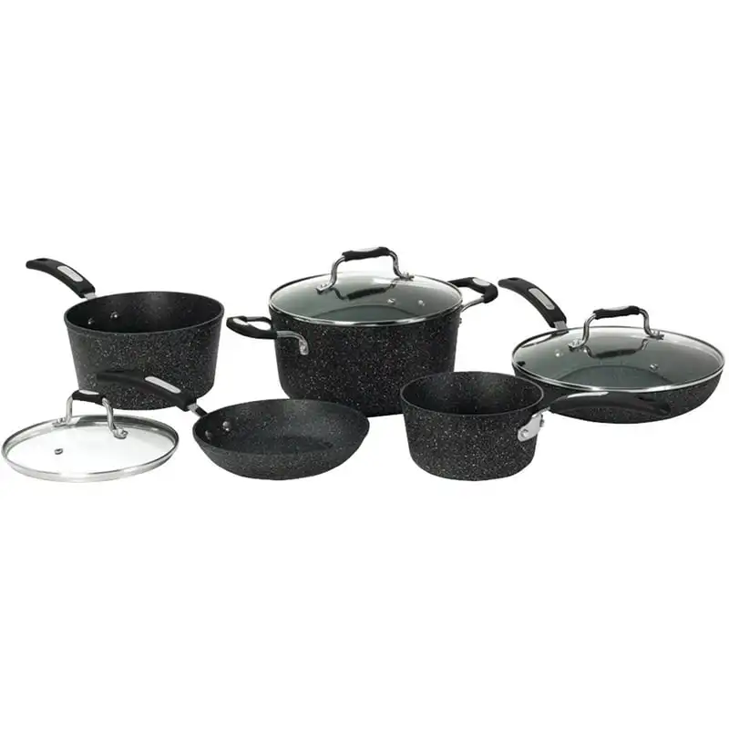

8-Piece Cookware Set with Bakelite Handles