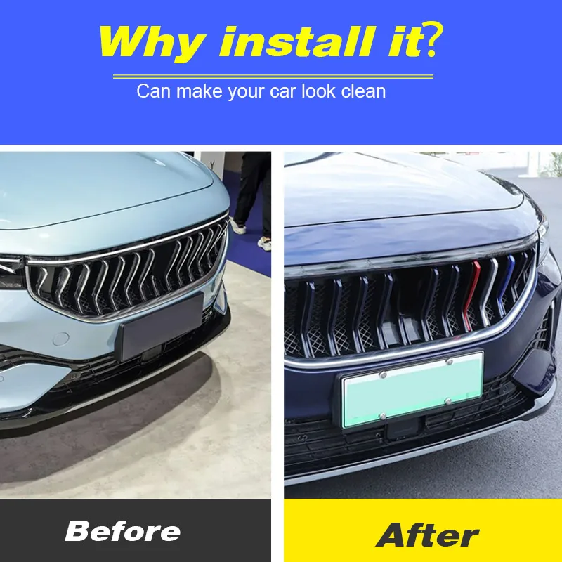 Передняя решетка автомобиля из нержавеющей стали декоративные защитные полоски