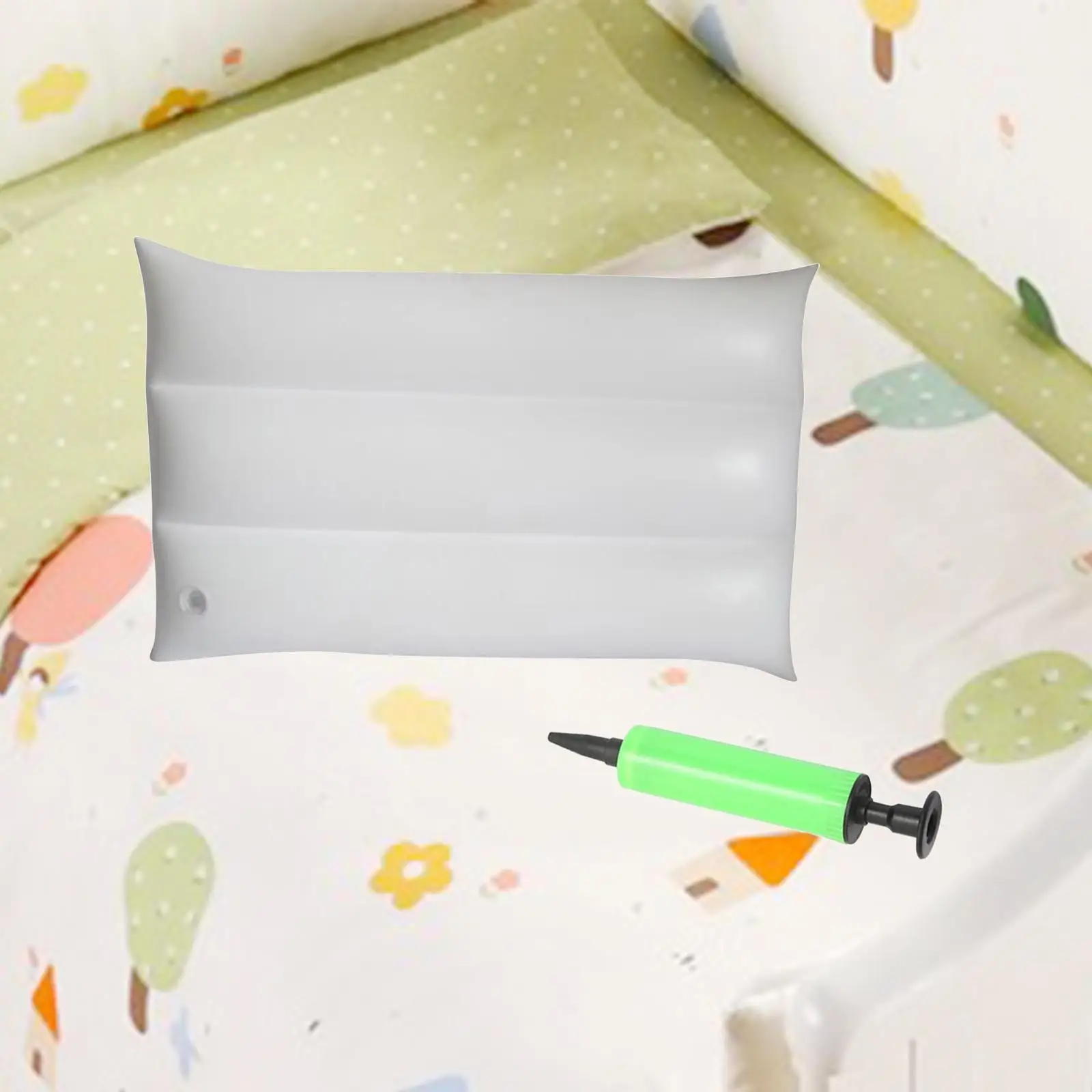 

Светильник-белая портативная надувная комфортная кровать, для