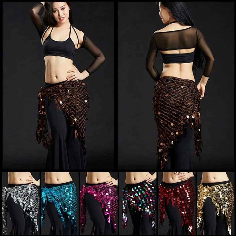 

Women Tassels Sexy Show Costumes Belly Dance Belt Dancer Skirt Waist Chain Hip Scarf