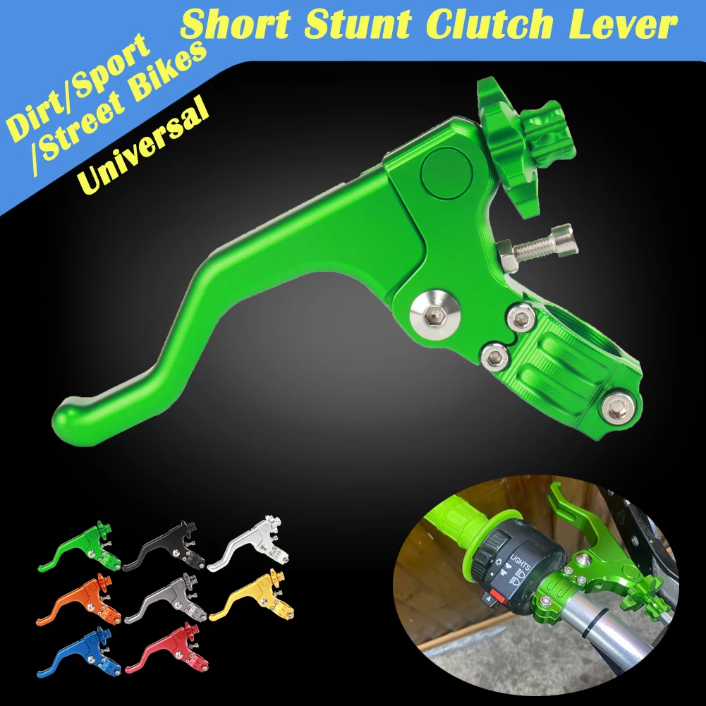 

Короткий рычаг сцепления тормоза CNC, легкая кабельная система для Kawasaki KX 65 85 100 125 250 250F 450F KLX KDX 125 250 Z 650 800 1000