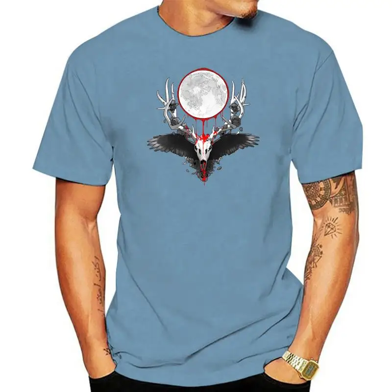 

Мужская футболка с принтом кровавой луны и бойфренда до смерти
