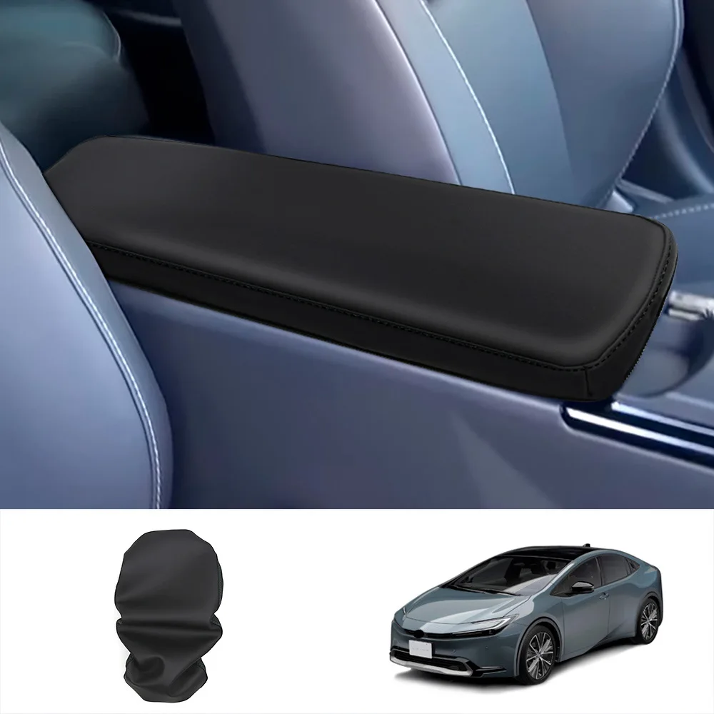 Для Toyota Prius 60 серии 2023 2024 кожаный подлокотник для центральной консоли автомобиля