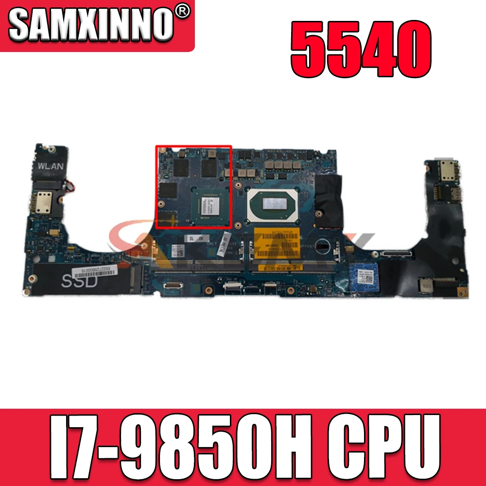 

Материнская плата для ноутбука DELL 5540 SRFCN I7-9850H CPU с CN-0NFK19 0NFK19 NFK19 LA-H331P 100% работает хорошо