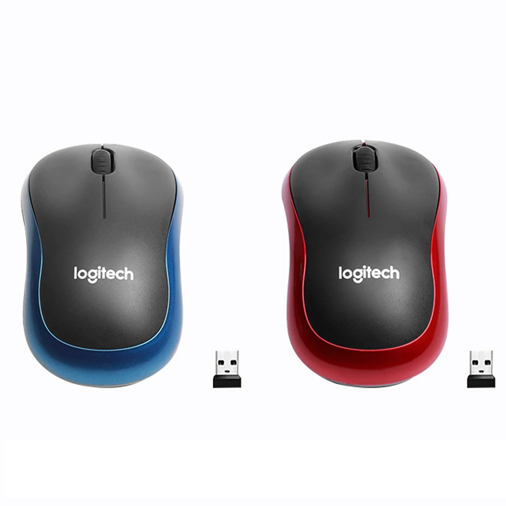 

Logitech M185 Wireless Mouse 2.4GHz USB 1000DPI Silent Optical Mice USB Receiver Optical Navigation Mice For Mac Os/Window 10/8