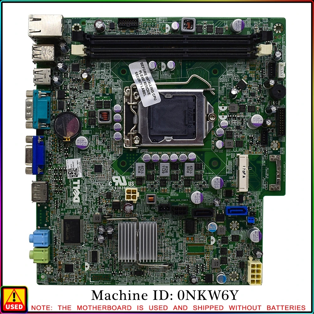 0NKW6Y - Dell Socket LGA1155 Intel Q65 чипсет системная плата (материнская плата) для OptiPlex 790 USFF