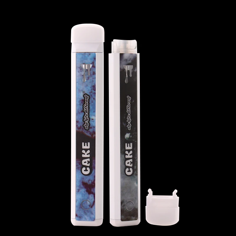

2pcs Electronic Cigarette Vape Pen CAKE 1ml Cartridges Devicee Pods Rechargeable 280mah Battery pods Ceramic Coil For Thick Oil