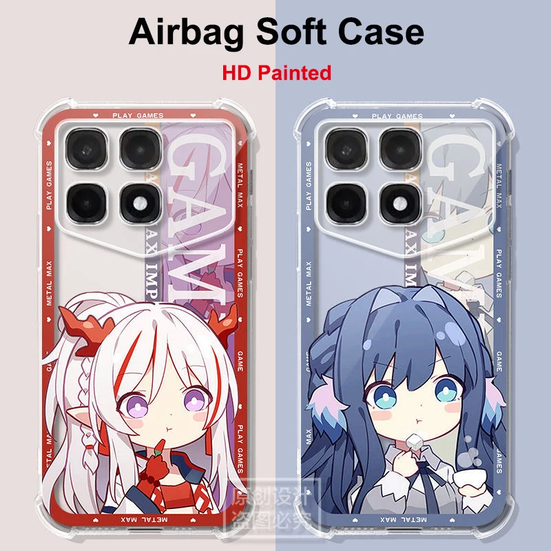 Чехол для Redmi K70 ультра Чемпион Противоударная подушка безопасности прозрачная