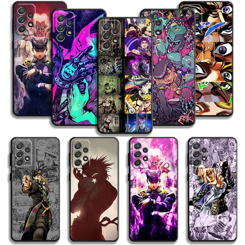 

Phone Case For Samsung Galaxy A14 A73 A53 A71 A51 A31 A33 A22 A12 A21s A13 A32 A52s A72 A52 A23 JoJo is Bizarre Adventure Comics