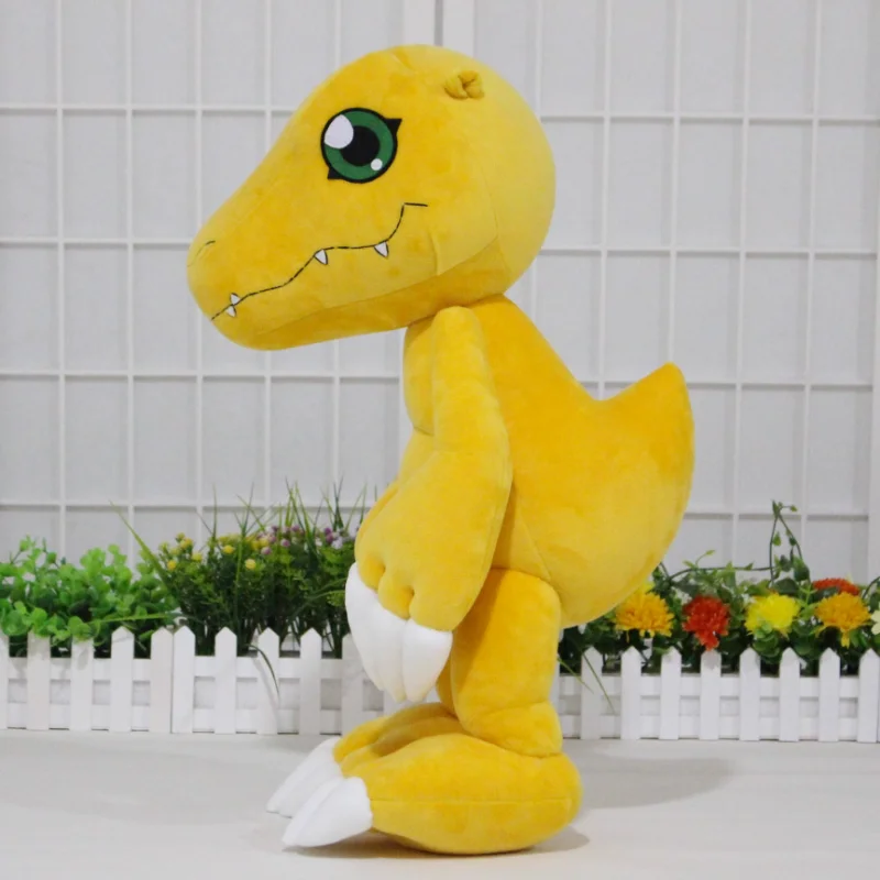 

Плюшевая игрушка Agumon аниме, приключения дигимона, Yagami Taichi Partner, тираннозавр, подушка для косплея, 50 см, для подарка