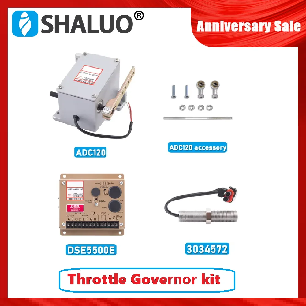 

Комплект регулятора привода генератора ADC120 ESD5500E, регулятор скорости дизельного двигателя 3034572, датчик скорости захвата для деталей генераторной установки