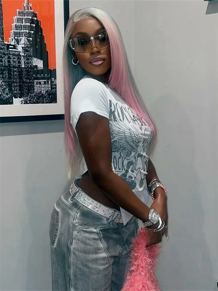 Simenual Chic футболки с короткими рукавами и диагональным воротником повседневные