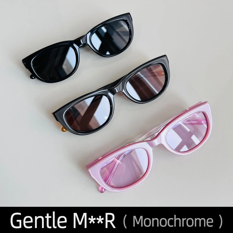 

Monochrome Gentle MxxR Women's Sunglasses For Man Glasses Vintage Luxury Brand Goods Designer Summer Uv400 Trendy Monst Korean