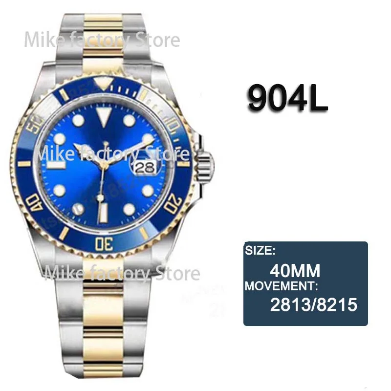 Top Brand luxury Men s Watches 40MM AAA Automatic Mechanical Watch Luminous 904L Stainless Steel