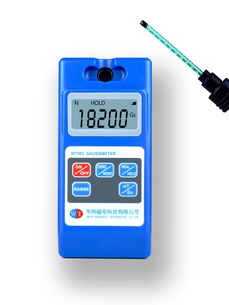 

WT103 Gauss meter magnetometer magnetic field tester magnetometer magnetic high precision