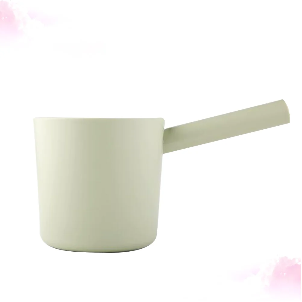 

Water Ladle with Handle Water Spoon Scoop Big Dipper Shampoo Ladle Cup for Kitchen Bathroom Garden ( Light Green )