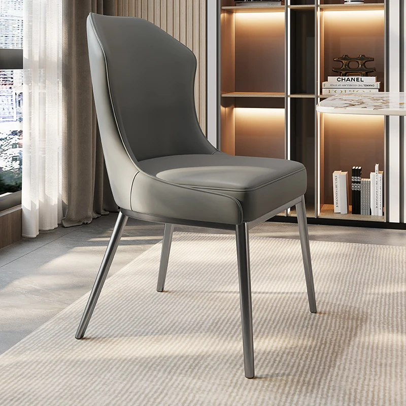 S Modern Ergonomic Retro Dining Chairs Vanity Metal Sillas Comedor Home Furniture Yq50dc