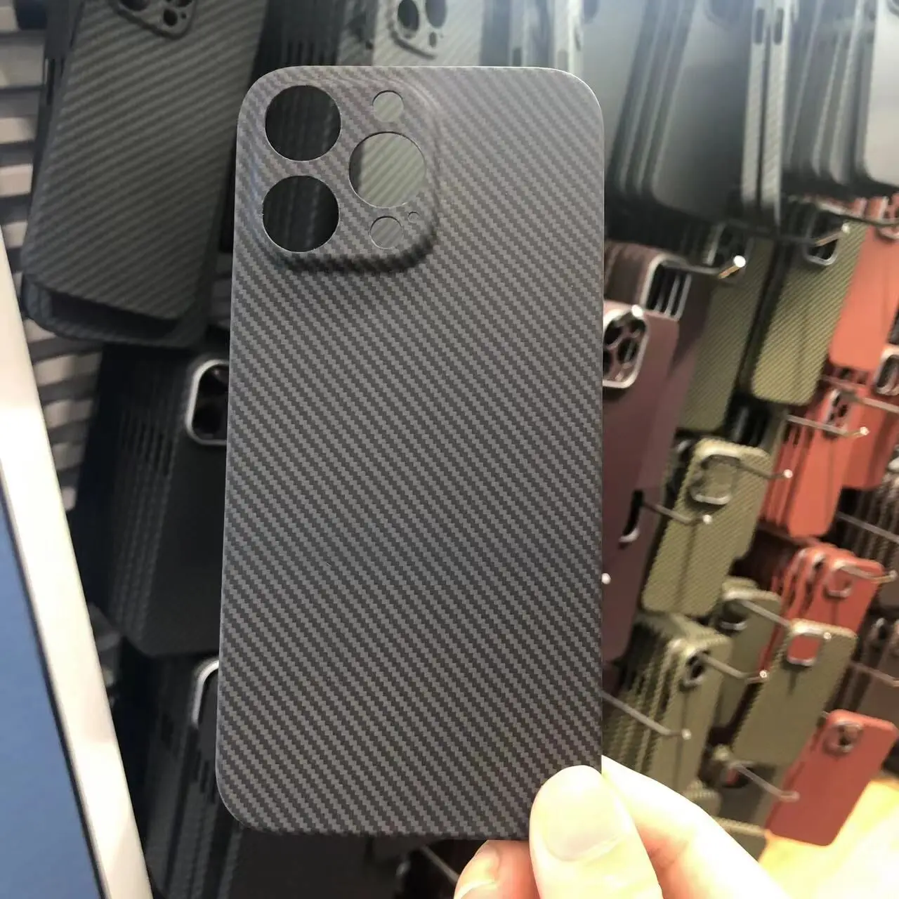 Real Carbon Fiber Case For iPhone14 Pro Max Aramid Fiber Cover Luxury Simple Case For iPhone 14 14Pro 14Plus 14 Pro Max Shell