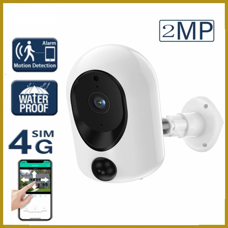 

IP-камера видеонаблюдения, 4G, Wi-Fi, 1080P, HD, с функцией ночного видения