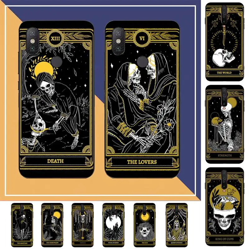 

Death Tarot Phone Case for Redmi Note 8 7 9 4 6 pro max T X 5A 3 10 lite pro