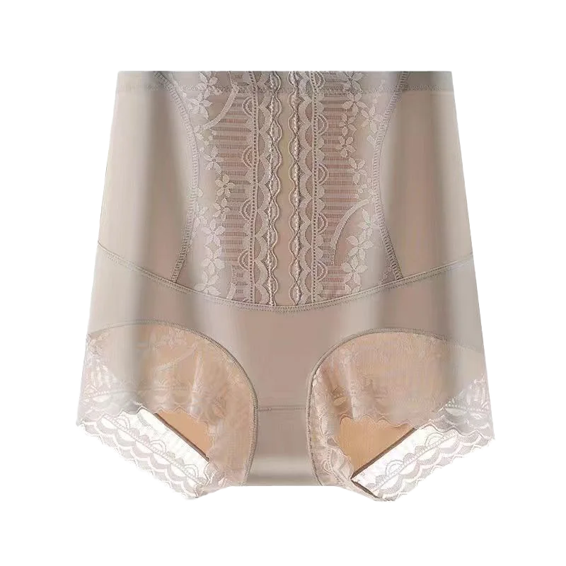 Нижнее белье с высокой талией удерживающее живот женские летние тонкие