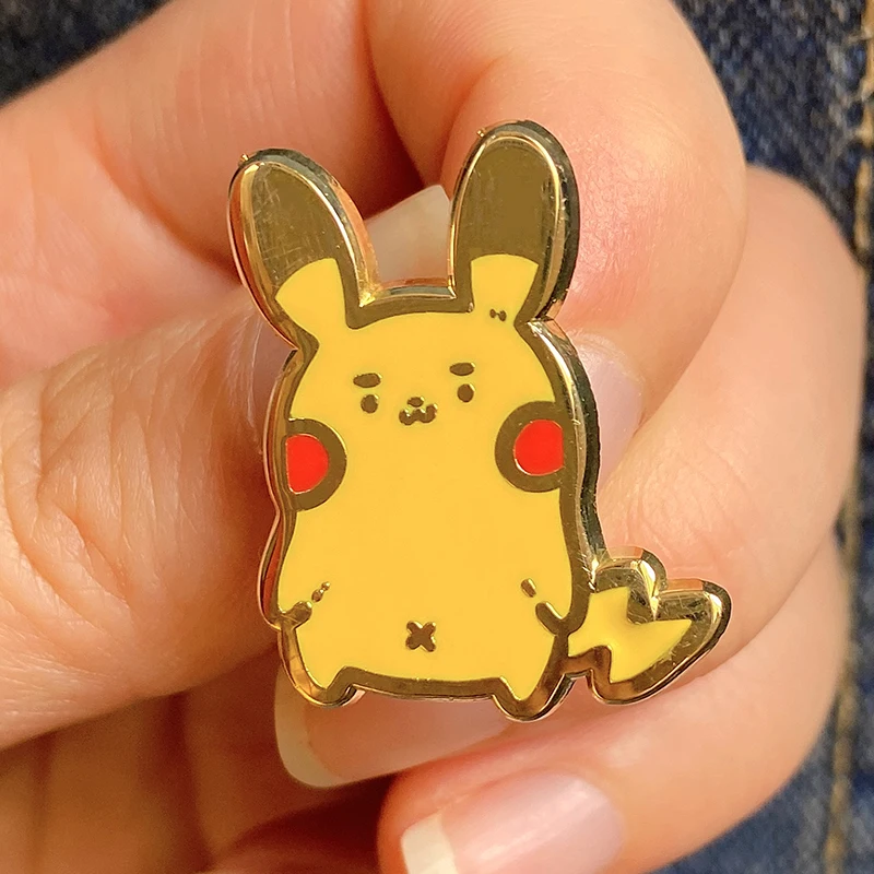 Покемн эмалированная булавка в японском стиле аниме фильмы значок на лацкан