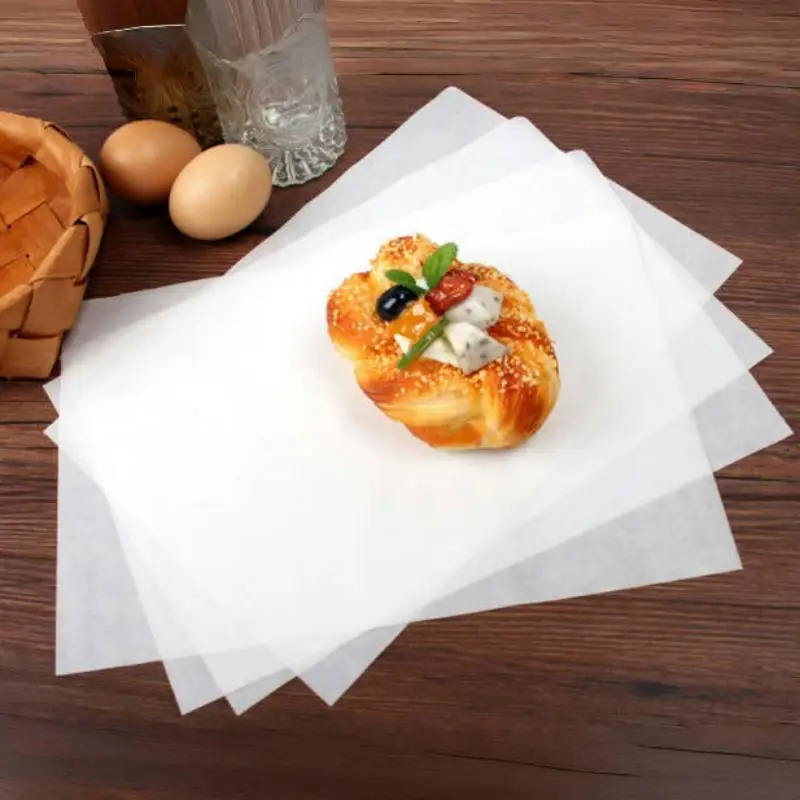 50 листов пергаментной бумаги для выпечки 6*8 дюймов приготовления пищи гриля и