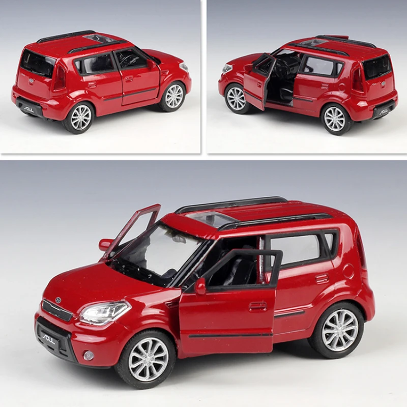

WELLY 1:36 Scale KIA Soul High Similator Toy Vehicle Model Car Pull Back Alloy Metal Toy Car For Kids Gifts Collection B161