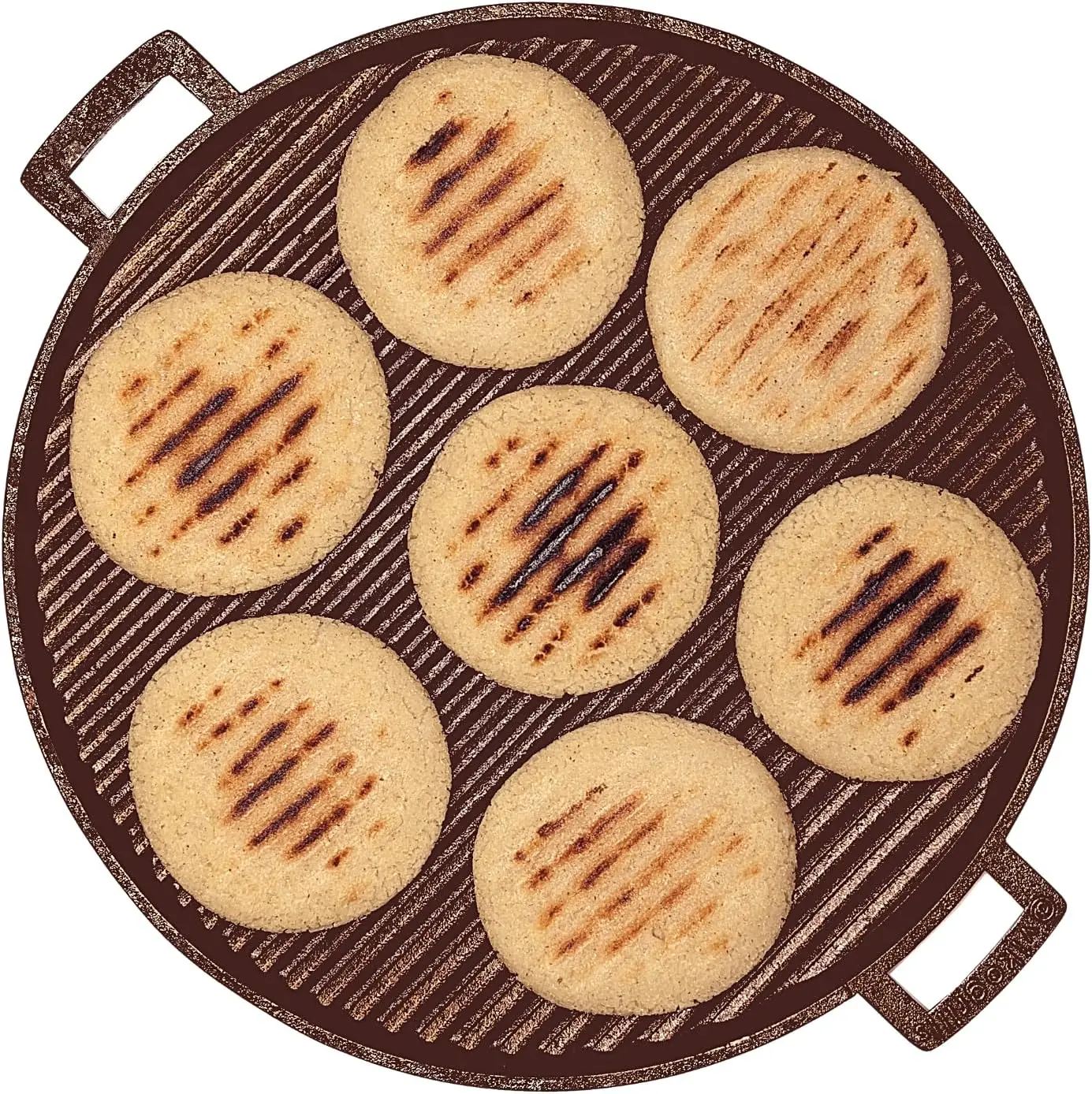 

Budare Pro Grill arepas precurado 30cm 12" Grill-Griddle @vikogrills Gauchogrillx® Hecho en Venezuela