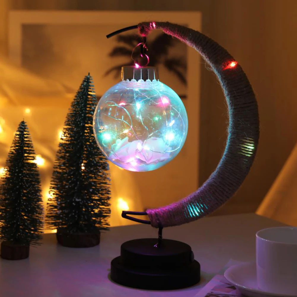 

Eid Mubarak Enchanted Moon Lamp LED Moon Ball Shape Light Home Romantic Decor For Home Party Table Lamp MU8669