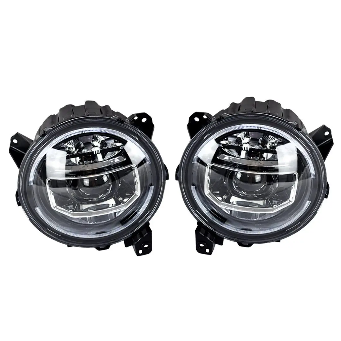 

9 Inch LED Halo Headlights w/Start-up Animation for 18-21 Jeep Wrangler JL & Gladiator JT accessories