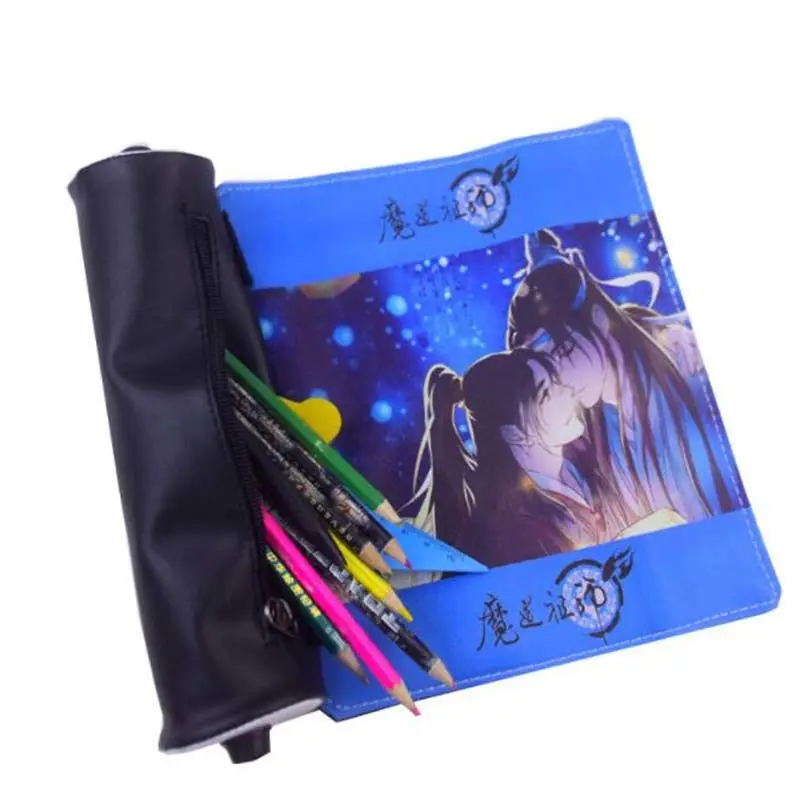 

mo dao zu shi Chinese style fresh retro pen bag large -capacity men and women students scroll bag bag stationery campus gifts