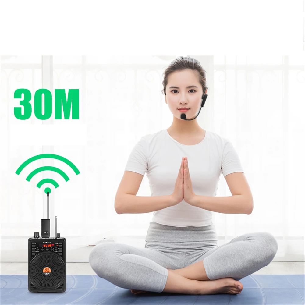 2.4G Wireless Microphone Megaphone Headset Radio Mic For Teach Loudspeaker Well Built-in 450mAh Battery Headset Mic Transmitter enlarge