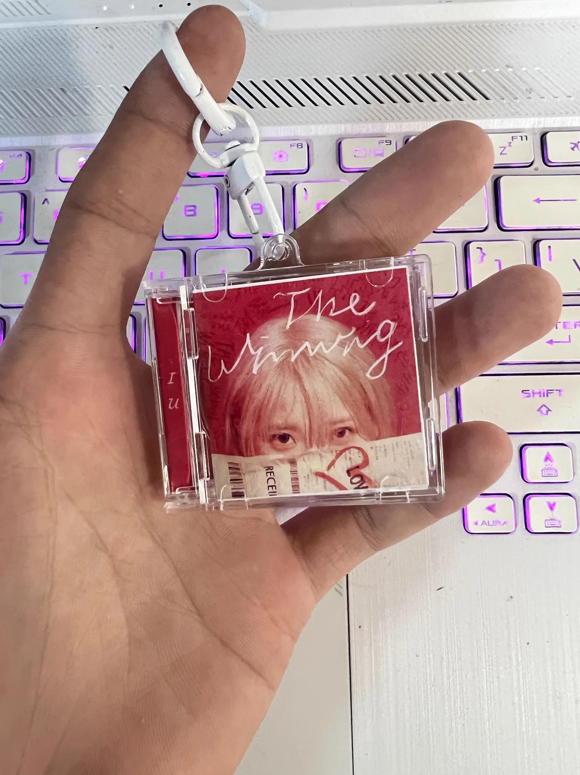 IU Lee Ji Eun MINI Music CD NFC Брелок The Winning Album Play Songs Подвеска Косплей Акриловое Ожерелье