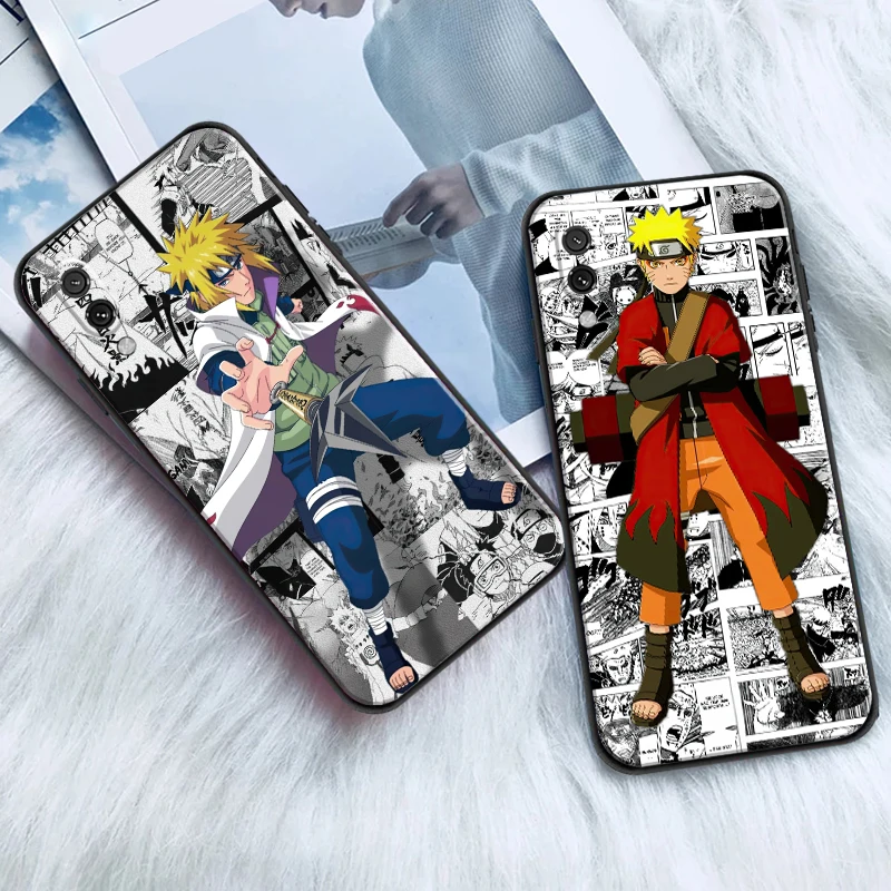 

NARUTO Japan Anime For Xiaomi Redmi 7 7A 8 8A 7 9i 9AT 9 9T 9A 9C Note 7 8 2021 Pro 8T Phone Case Liquid Silicon Carcasa Black