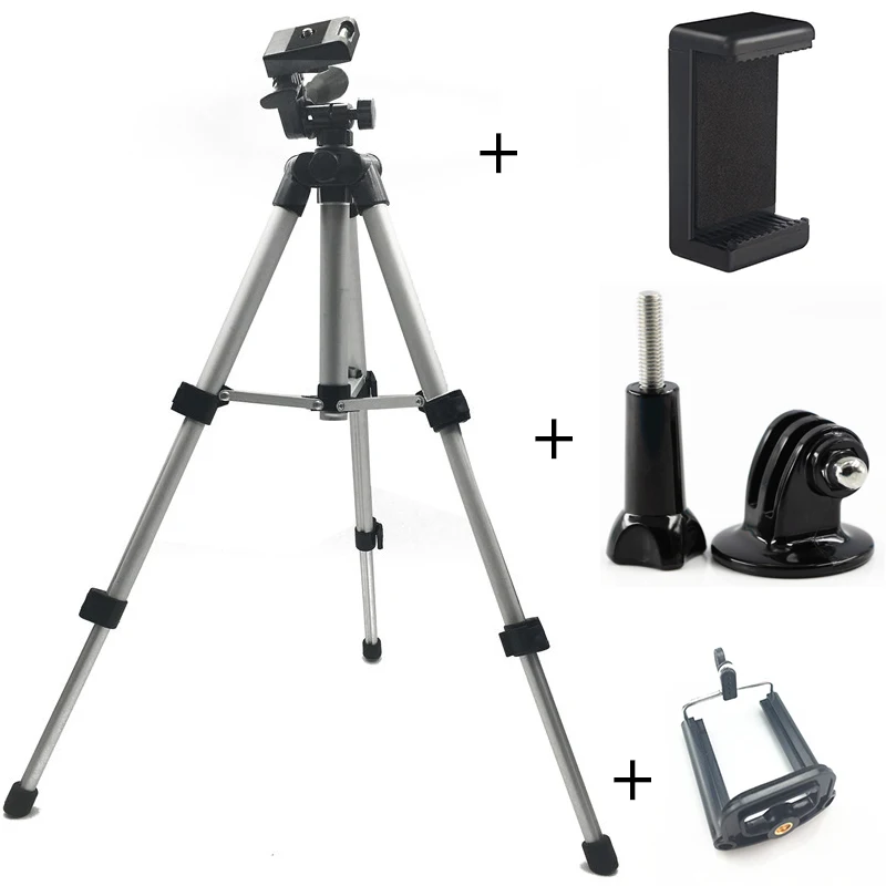 

Professional Foldable Camera Tripod Holder Stand Screw 360 Degree Fluid Head Tripod Stabilizer Tripod for Gopro IPhone Samsung