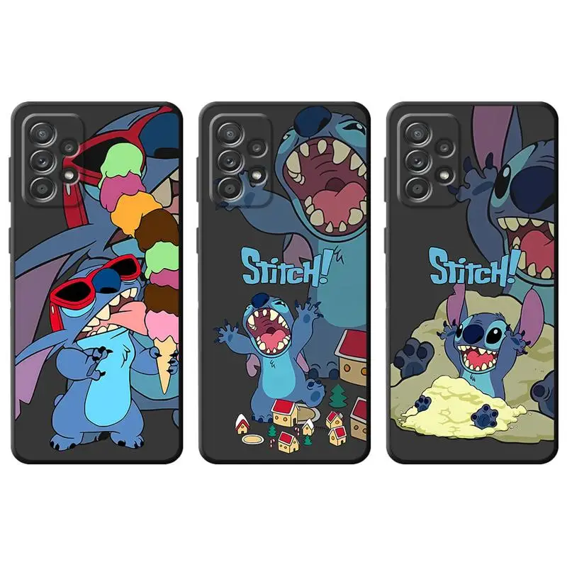 phone Cases for Samsung Galaxy S21 S23 Ultra FE case S20 S24 S10Plus S9 funda Antiscratch cover Disney Turo Planet Stitch