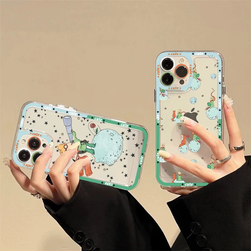 

The Little Prince cartoon Phone Case for iPhone 11 12 13 Mini Pro Max 14 Pro Max Case shell