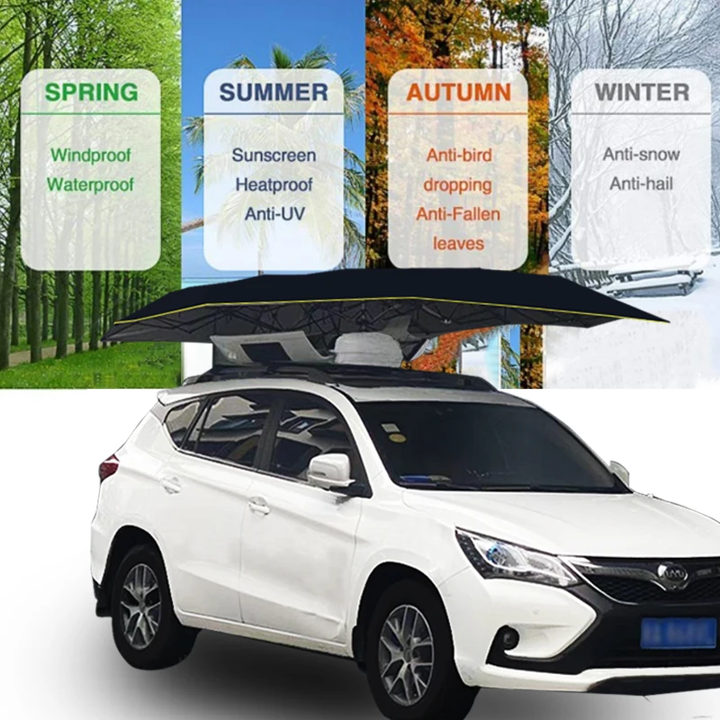 Новый автомобильный зонт от солнца Lanmodo модернизированный 4 м стойка для крыши