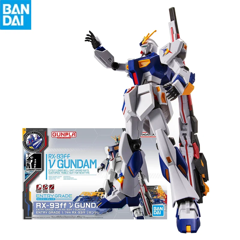 Bandai Gunpla Eg 1/144 стандартная модель Rx-93Ff V Gundam в сборе, высококачественные коллекционные наборы роботов, фигурки, модели, подарок для детей