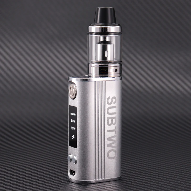 

Electronic Cigarette SUBTWO 100w Box Mod Vape Kit 1800mah Build-in Battery 2.5ml Tank Smoke Kits Vaper Vapes Pen Vaporizer