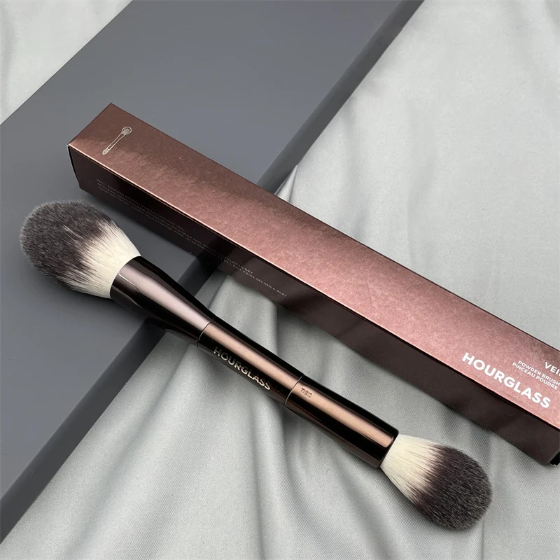 

HOURGLASS Veil Translucent Setting Powder Brush - Double-ended Powder Foundation Highlighter Setting Cosmetics Makeup Brush
