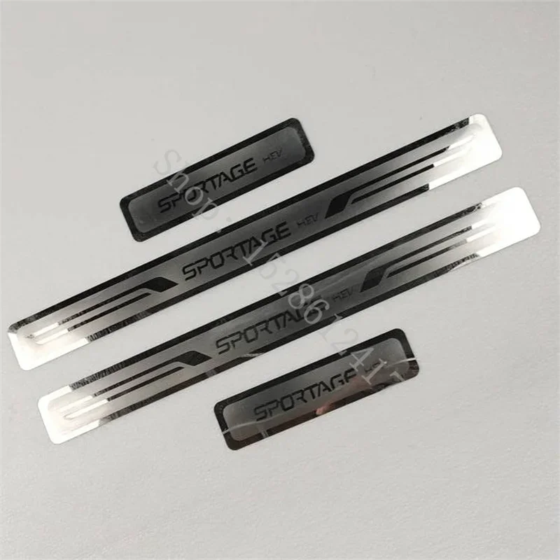 Наклейки для KIA SPORTAGE 2011 2012-2024 порог приветственная педаль автомобильные