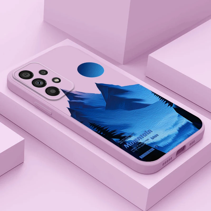 Телефонный чехол для Huawei Mate 20 10 30 40 50 honor 9 9A 9X PRO Lite V10 V20 V30 Чехол горный синий