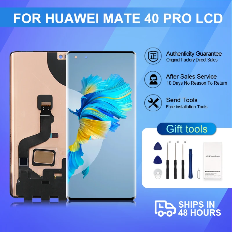 

6.76 Inch No Defect For Huawei Mate 40 Pro Lcd Touch Panel Screen Digitizer NOH-NX9 NOH-AN00 Display Assembly Wholesale