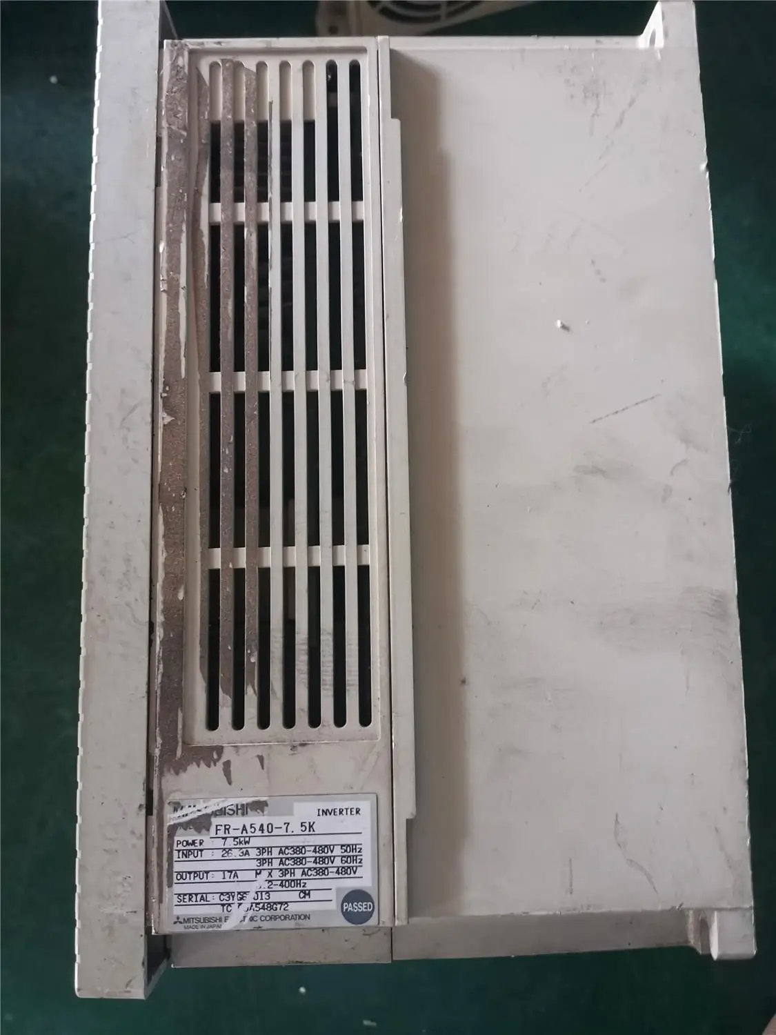 

FR-A540-7.5K-CH 7.5KW 380V inverter , Used one , 85% appearance new , 3 months warranty , fastly shipping