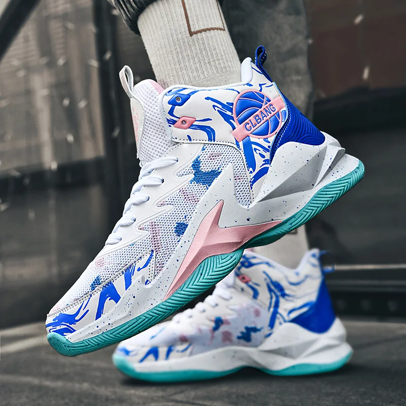 2022 New Arrival Basketball Shoes Men Breathable Confortable Sports Shoes Unisex Men Women Training Athletic Sneakers Size 35-45