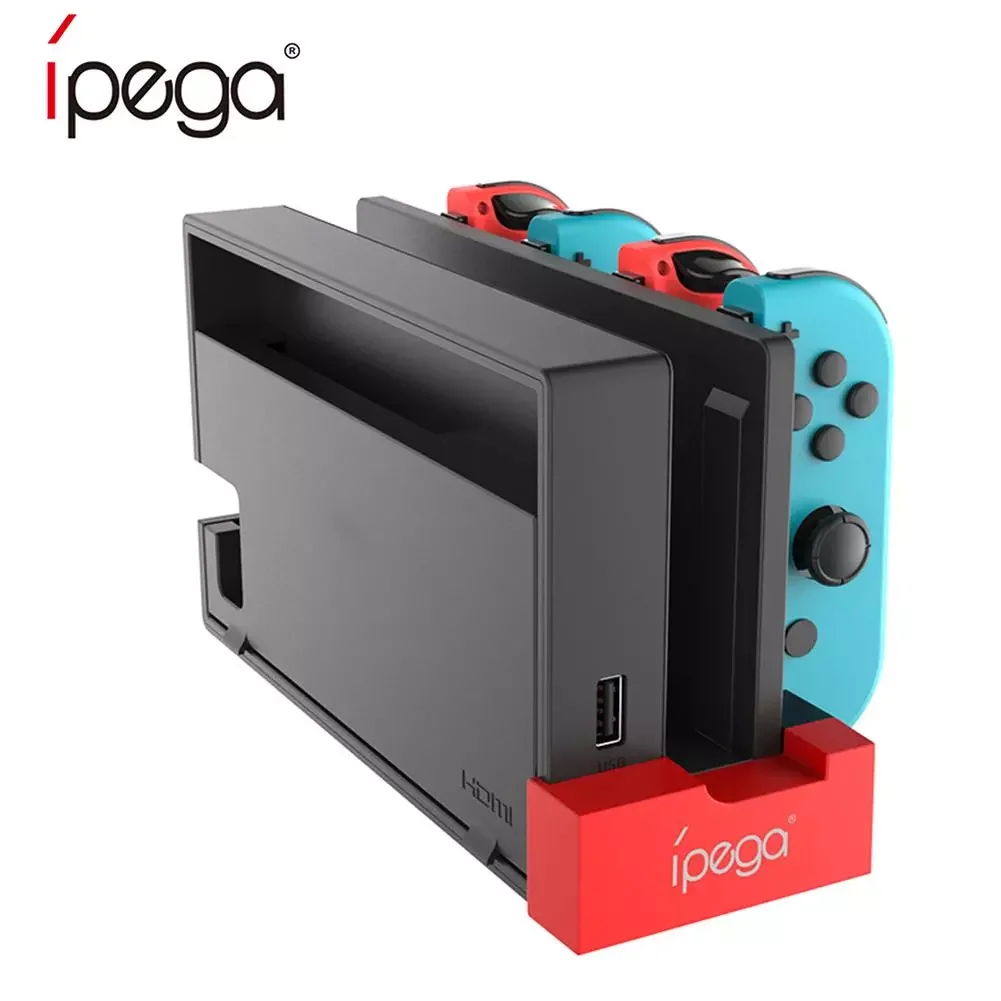 

iPega PG-9186 Game Controller Charger Charging Dock Stand Station Holder for Nintendo Switch Control Game Console with Indicator
